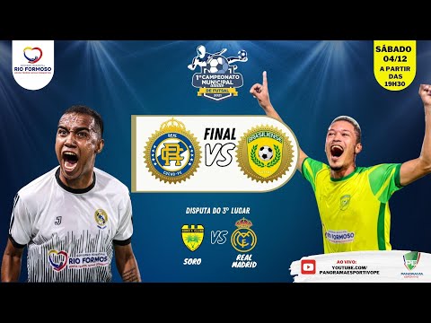 FINAL DO 1º CAMPEONATO MUNICIPAL ADULTO DE FUTSAL DA CIDADE DE RIO FORMOSO