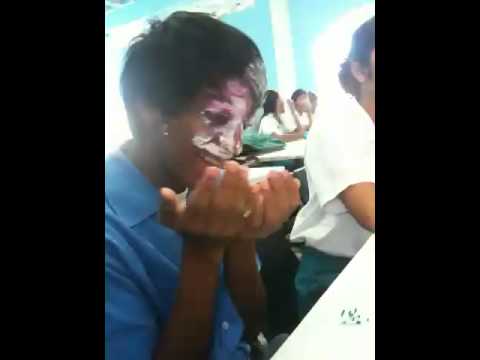 Vish birthday in lessons cake in face (shortened)