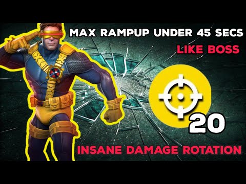 How to Max Rampup Cyclops (Blue Team) Easily Under 45 Secs like Boss - Insane Damage Rotation