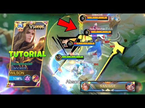 TUTORIAL LANCELOT : HOW TO ALWAYS DOMINATE IN SOLO RANK (carry bad teammates easily!) - MLBB