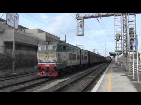 E655.048 sul MRS 55307 Bologna Interporto - Maddaloni Marcianise, in partenza da Pomezia