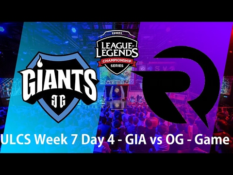 GIA vs OG - EULCS Week 7 Day 4 - GIA vs OG - Game 1