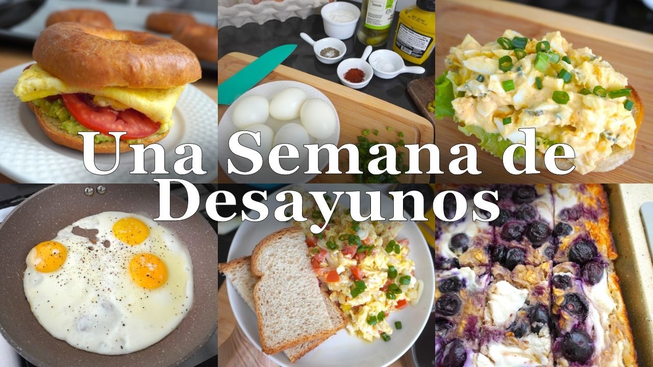 Desayunos Saludables para una Semana Nutritiva 🌟 | Recetas Fáciles y Rápidas