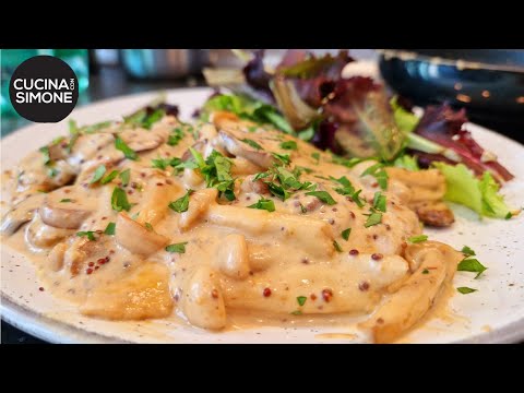 La Ricetta del Pollo alla Panna. Il piatto più popolare nei ristoranti Italiani in UK