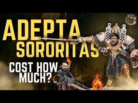 How much does a ADEPTA SORORITAS army cost?