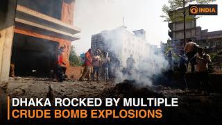 Multiple crude bomb explosions rock Dhaka & more news | DD India Newhour | 9 PM IST
