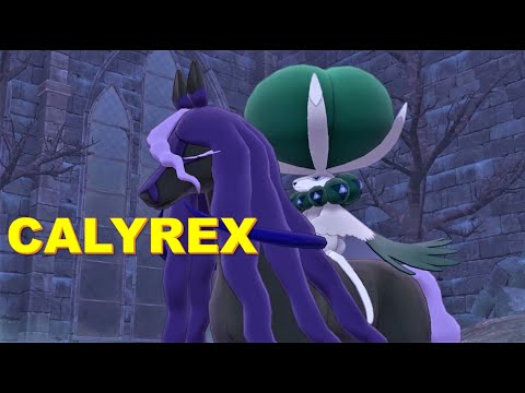 Catching Calyrex  and Spectrier fusion   in Crown Tundra Pokemon sword and shield DLC