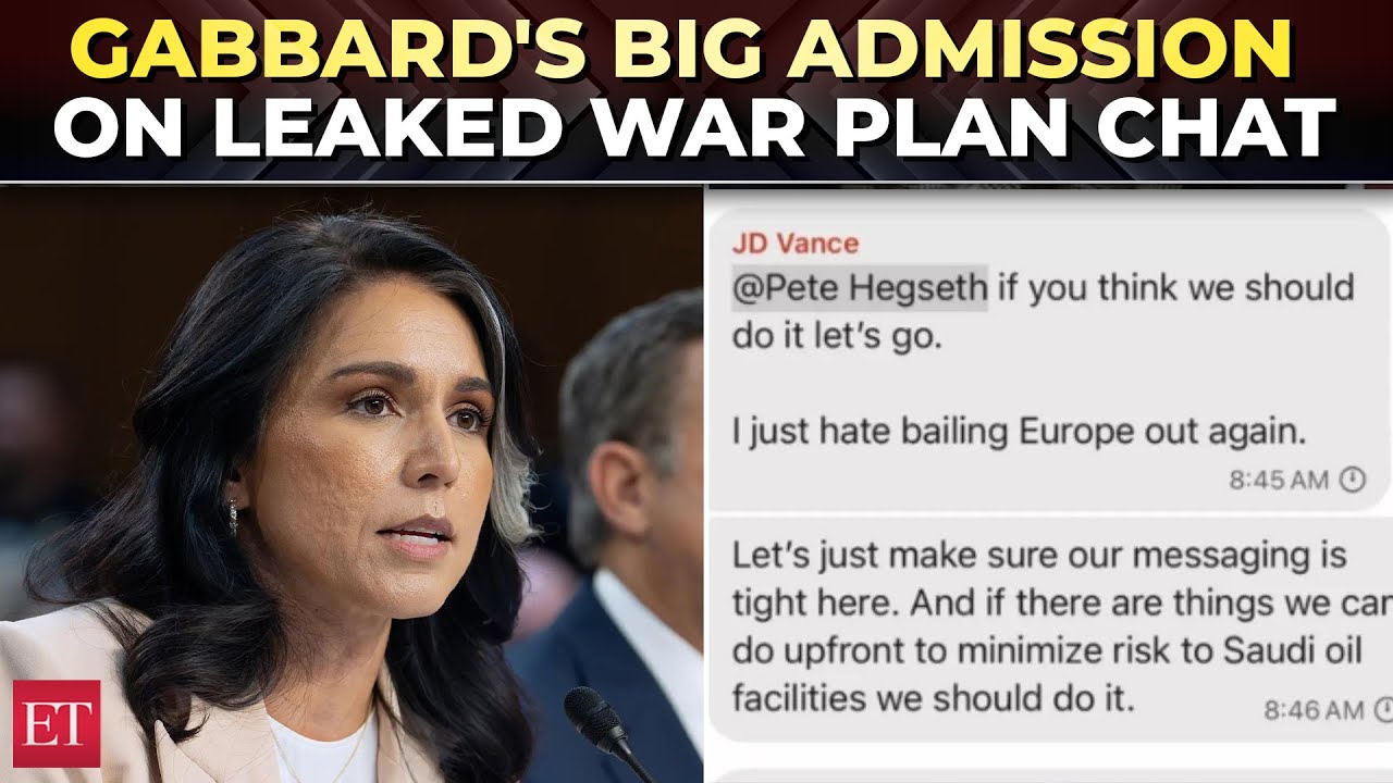 'Discussion around Houthi targets': Tulsi Gabbard reveals shocking details from leaked war plan chat