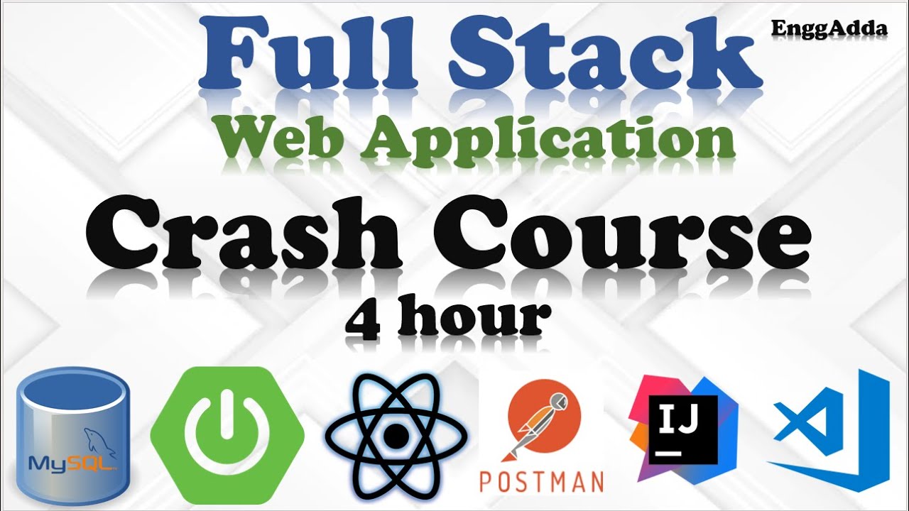 React+ Spring Boot+ MySQL | Full Stack Complete Crash Course| Develop Full Stack Web Application