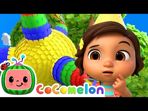 Nina's Dale Dale Piniata Birthday! | CoComelon - Nursery Rhymes with Nina