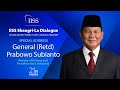 IISS Shangri-La Dialogue 2024: Indonesia President-elect Prabowo - Special Address