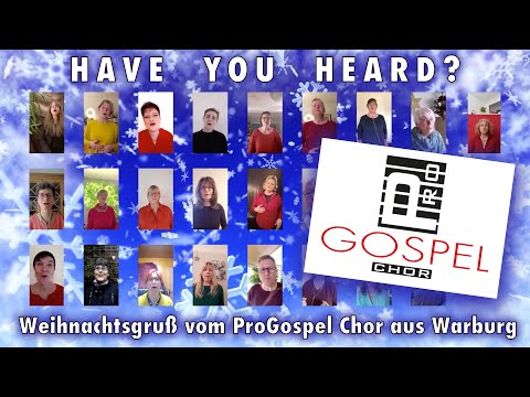 Weihnachtsgruß vom ProGospel Chor