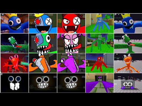 Rainbow Friend 2 : Top 5 Different Games Jumpscrare Rainbow Friend | ROBLOX