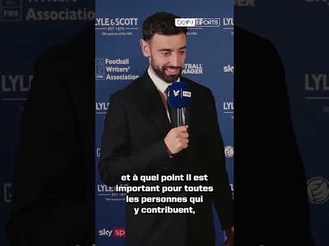 🇵🇹🏆 Bruno Fernandes élu joueur de l’année par les journalistes : sa réaction !