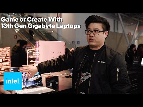 Intel 13th Gen x Gigabyte at PAX East: Mobile 240Hz Gaming and OLED Creating | Talking Tech