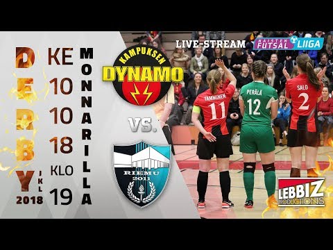 10.10.2018 KaDy - Riemu klo 19.00 Naisten Futsal-Liiga
