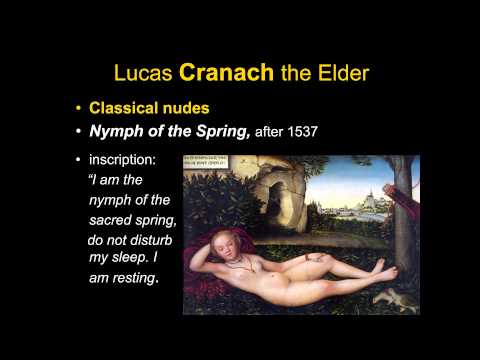 ARTH 2020 Northern Renaissance 5: Lucas Cranach the Elder