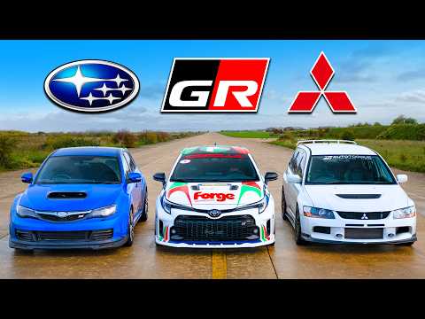 Thumbnail for Subaru v Mitsubishi v Toyota: TUNER DRAG RACE by Subaru, Car