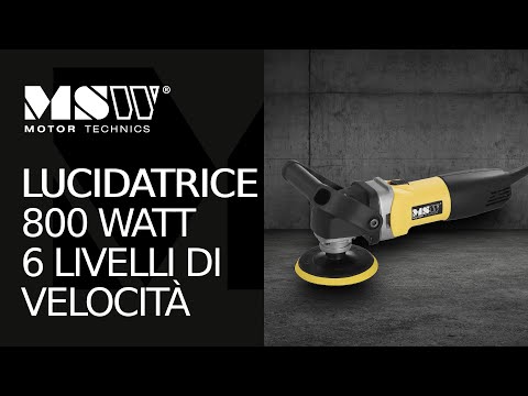 Video - Lucidatrice - 800 Watt - 6 livelli di velocità