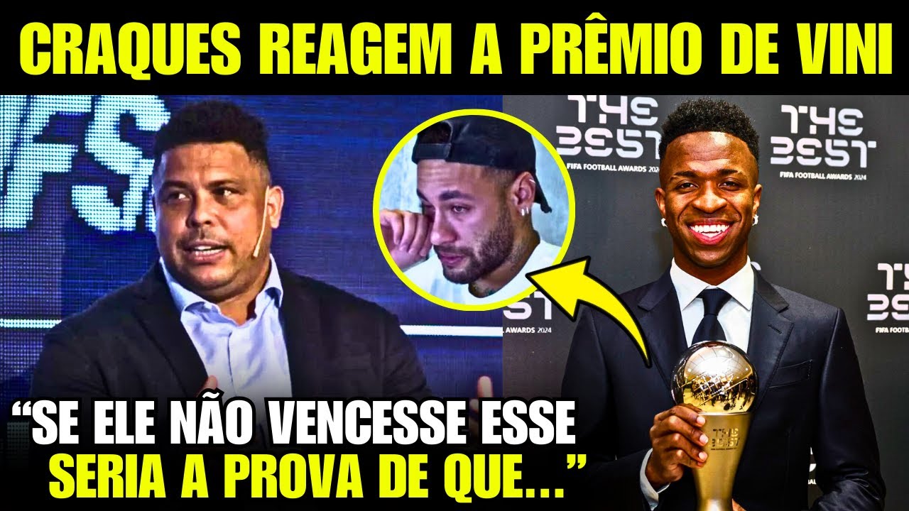 🚨 NOSSA! Olha como o MUNDO REAGIU ao PRÊMIO DO VINICIUS JR HOJE!