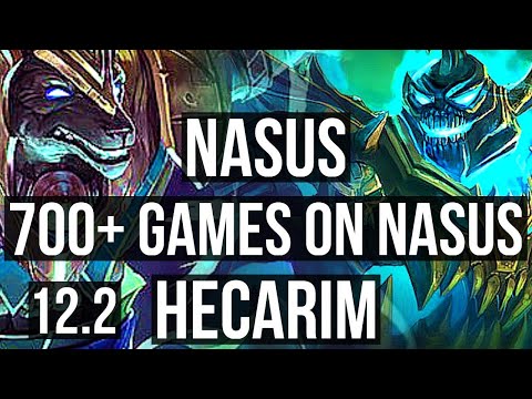 NASUS vs HECARIM (JNG) | 700+ games, 9/2/5 | EUW Master | 12.2
