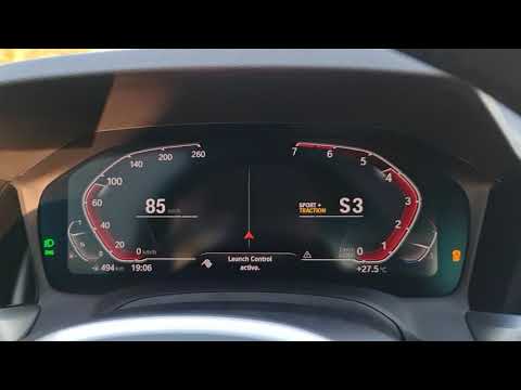 BMW Serie 3 330i G20 Launch control 0-200km/h acceleration 258HP