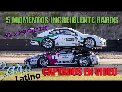 5 Incredibly Rare Motorsports Moments Caught on Video *CarsLatino*