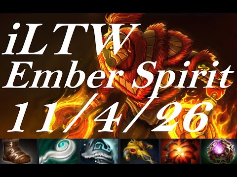 iLTW carry Ember Spirit vs Miracle- mid Shadow Fiend - 2 masters: TA, sup Pangolier - dota2