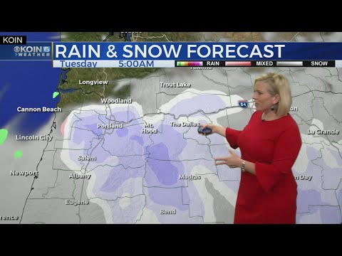 6 p.m. Friday evening forecast KOIN 6 News Feb. 1, 2019