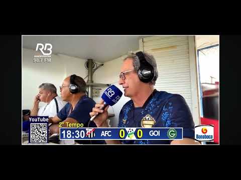 Túlio Isac narrando o gol - Anápolis 0 x 1 Goiás / Campeonato Goiano 2025