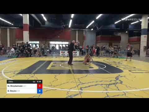 70 Lbs Rr Rnd 4 - Hailey Stephenson, NXT Level Wrestling Academy Vs Bella Reyes, Top Dog Wrestling