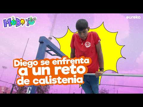 Diego practica la calistenia, una modalidad de entrenamiento físico. En este capítulo de #ModoYo entrenará en compañía de deportistas experimentados.