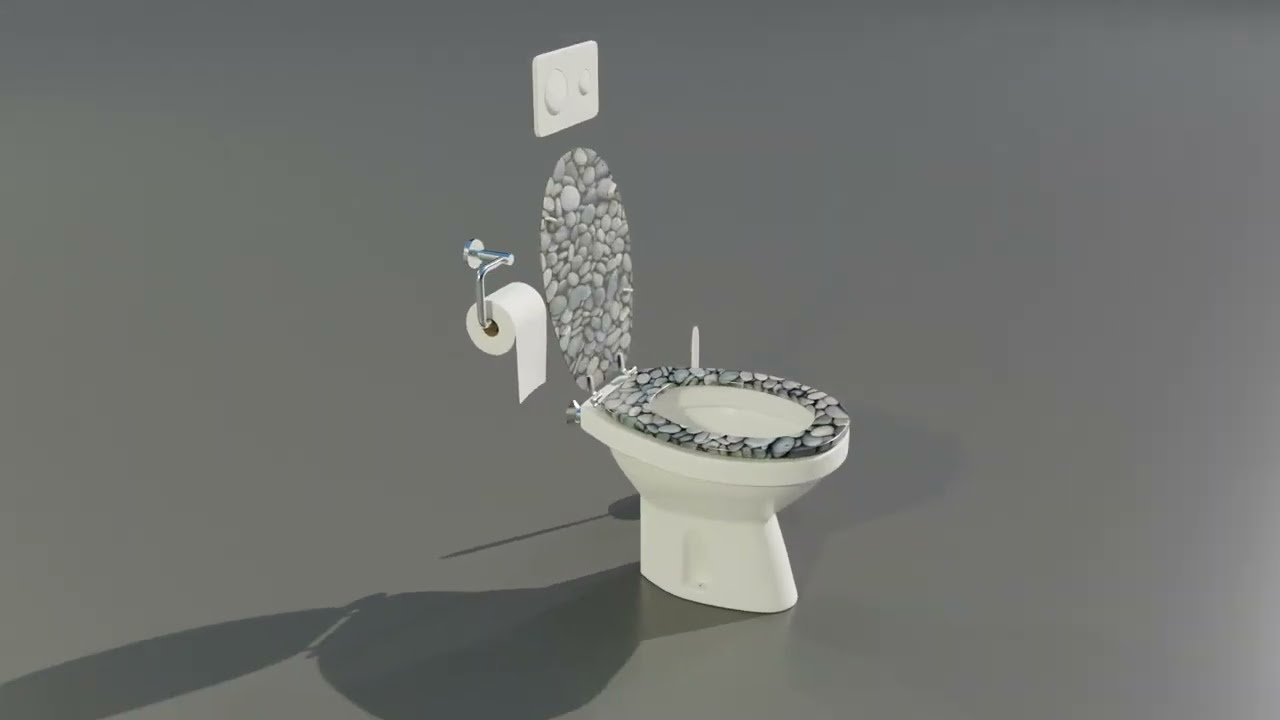 Toilette Modello 3D