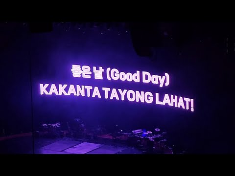 Filipino Uaenas Singing Good Day - Acapella 😅 Made IU very Happy  | 4K FanCam