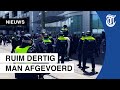 Politie houdt anti-lockdownbetogers aan bij Den Haag CS