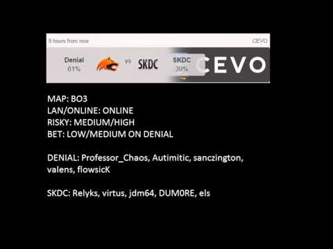 DENIAL vs SKDC CS:GO PREDICTIONS!