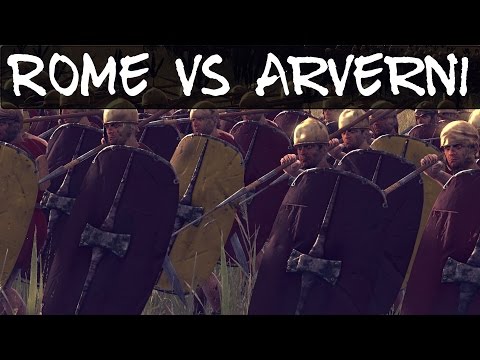 Total War Rome 2 Online Battle 104 Rome vs Arverni