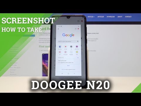 How to Take Screenshot in DOOGEE N20 - Save & Edit Screen