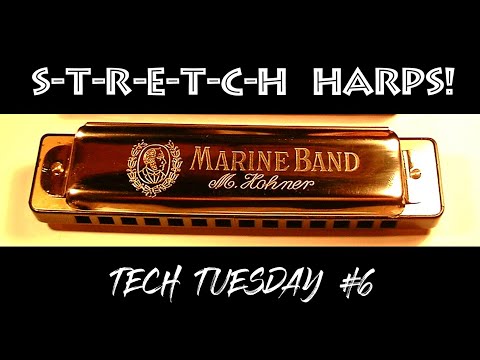 S-T-R-E-T-C-H  HARPS : Mashing up Two Harmonicas to Make One! - TECH TUESDAY #6 - Brendan Power