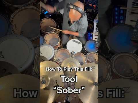 How to play the Drum Fill from “Sober” by Tool. #toolband #drumlessons #dannycarey #drumming