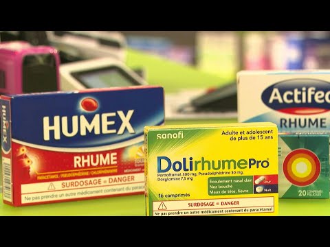 Vente libre en pharmacie interdite pour 8 traitements anti-rhume dangereux | AFP