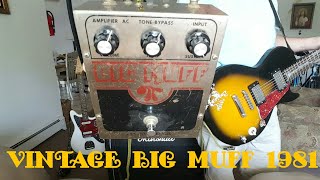 Video thumbnail for VINTAGE EHX BIG MUFF 1981 VERSION 6 by OZKÄR STALIN