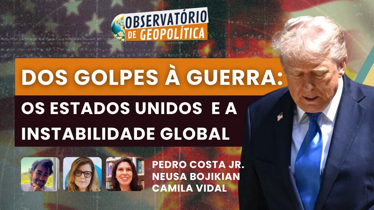 Dos golpes à guerra: os Estados Unidos e a instabilidade global | Obs. de Geopolítica- 01/04/26