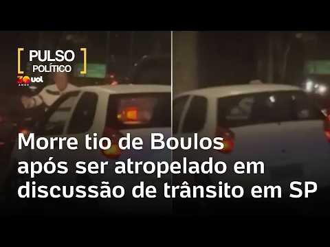 Tio de Boulos morre após ser atropelado em discussão de trânsito; motorista foi indiciado