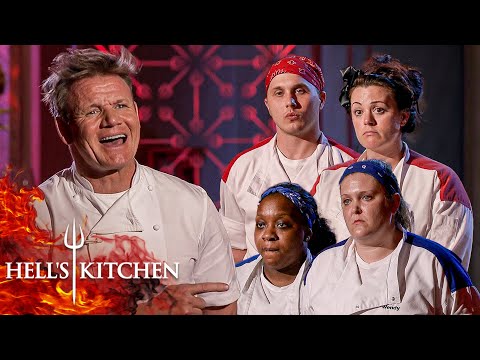 Chef Ramsay Shocks with a Double Elimination! | Hell's Kitchen