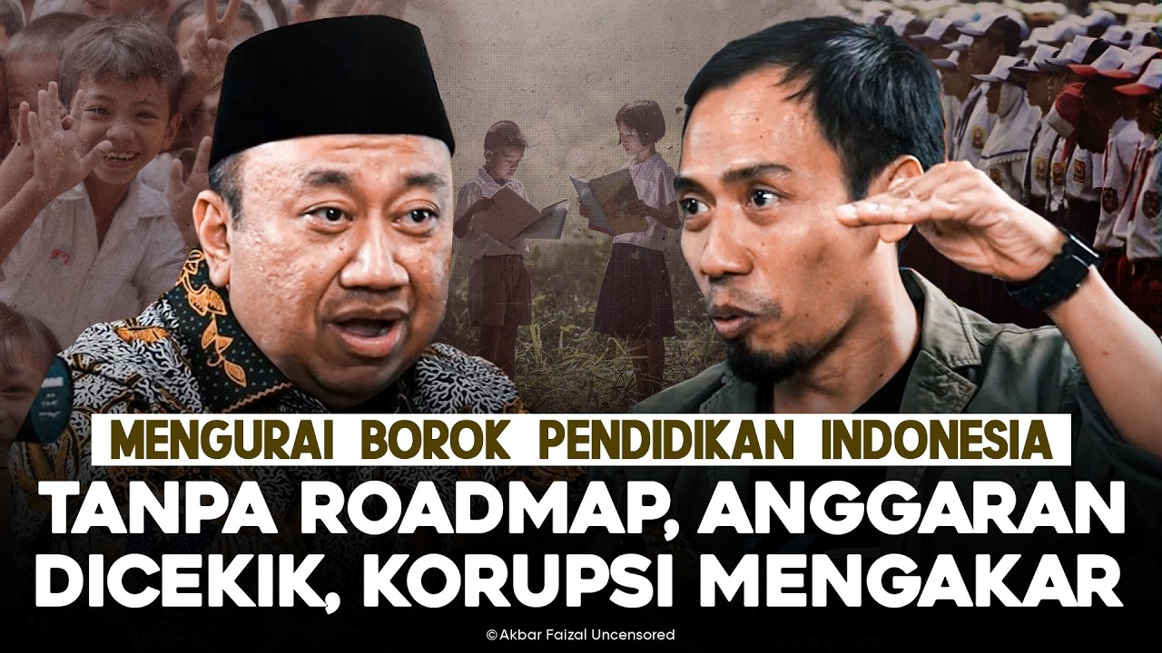 MENGURAI BOROK PENDIDIKAN INDONESIA. TANPA ROADMAP, ANGGARAN DICEKIK, KORUPSI MENGAKAR