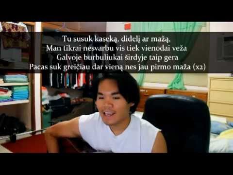 Trying to speak Lithuanian!