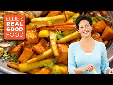 Sweet and Spicy Roasted Root Vegetables Recipe