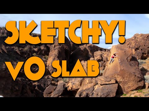 Big Slab (v0) and other Highballs - Sad Boulders, Bishop, CA