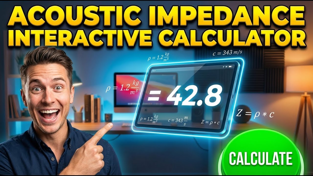 Acoustic Impedance Interactive Calculator